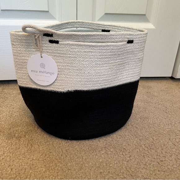 NWT Mia Melange Foldable Cotton Basket​ - Picture 1 of 7